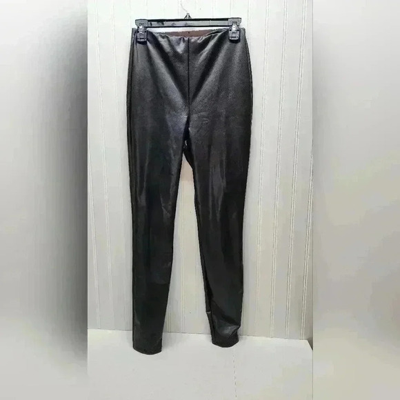 EXPRESS FAUX LEATHER BLACK PANTS SIZE SMALL,  EXCELLENT CONDITION - Picture 1 of 10